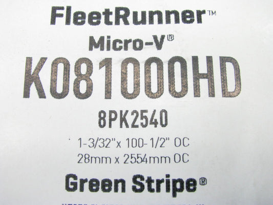 Gates K081000HD Heavy Duty Serpentine Belt