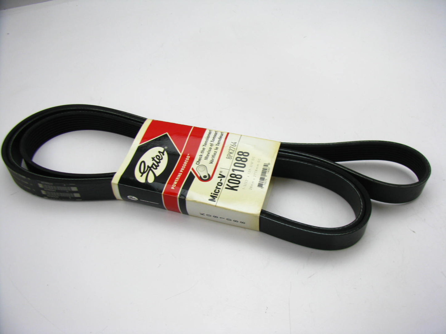 Gates K081088 Serpentine Belt - 1.12'' X 109.375'' - 8 Ribs