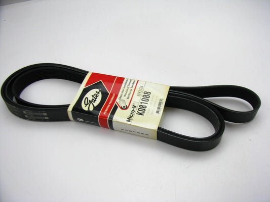 Gates K081088 Serpentine Belt - 1.12'' X 109.375'' - 8 Ribs