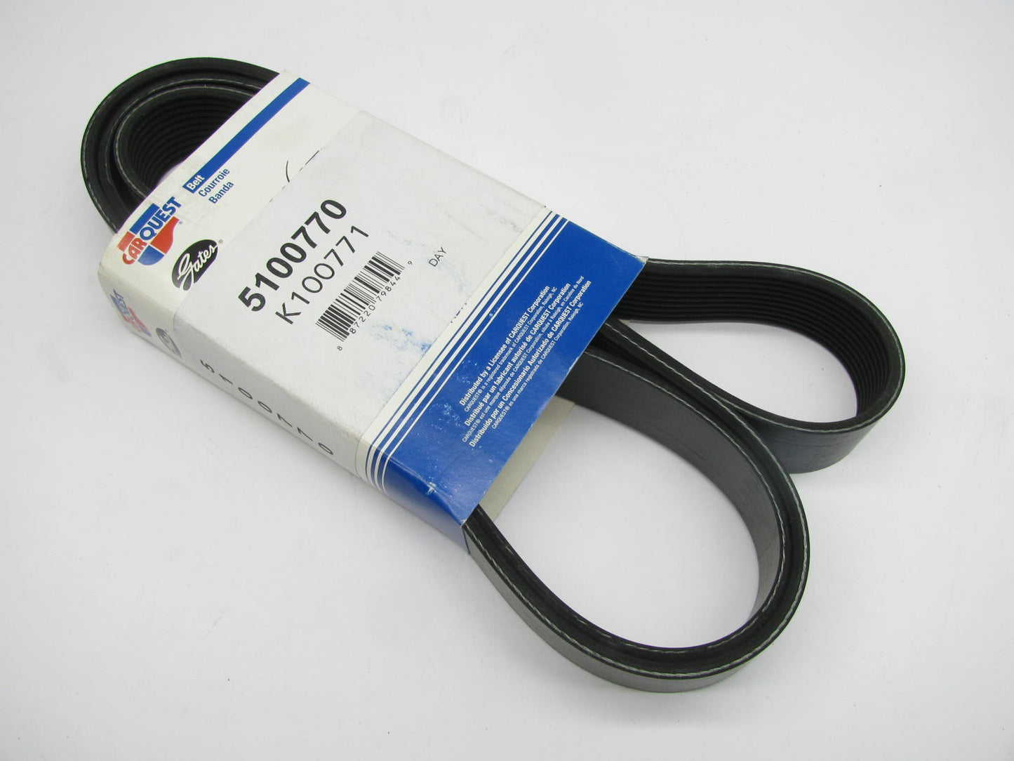 Gates K100771 Serpentine Belt - 1.367'' X 77.50'' - 10 Ribs
