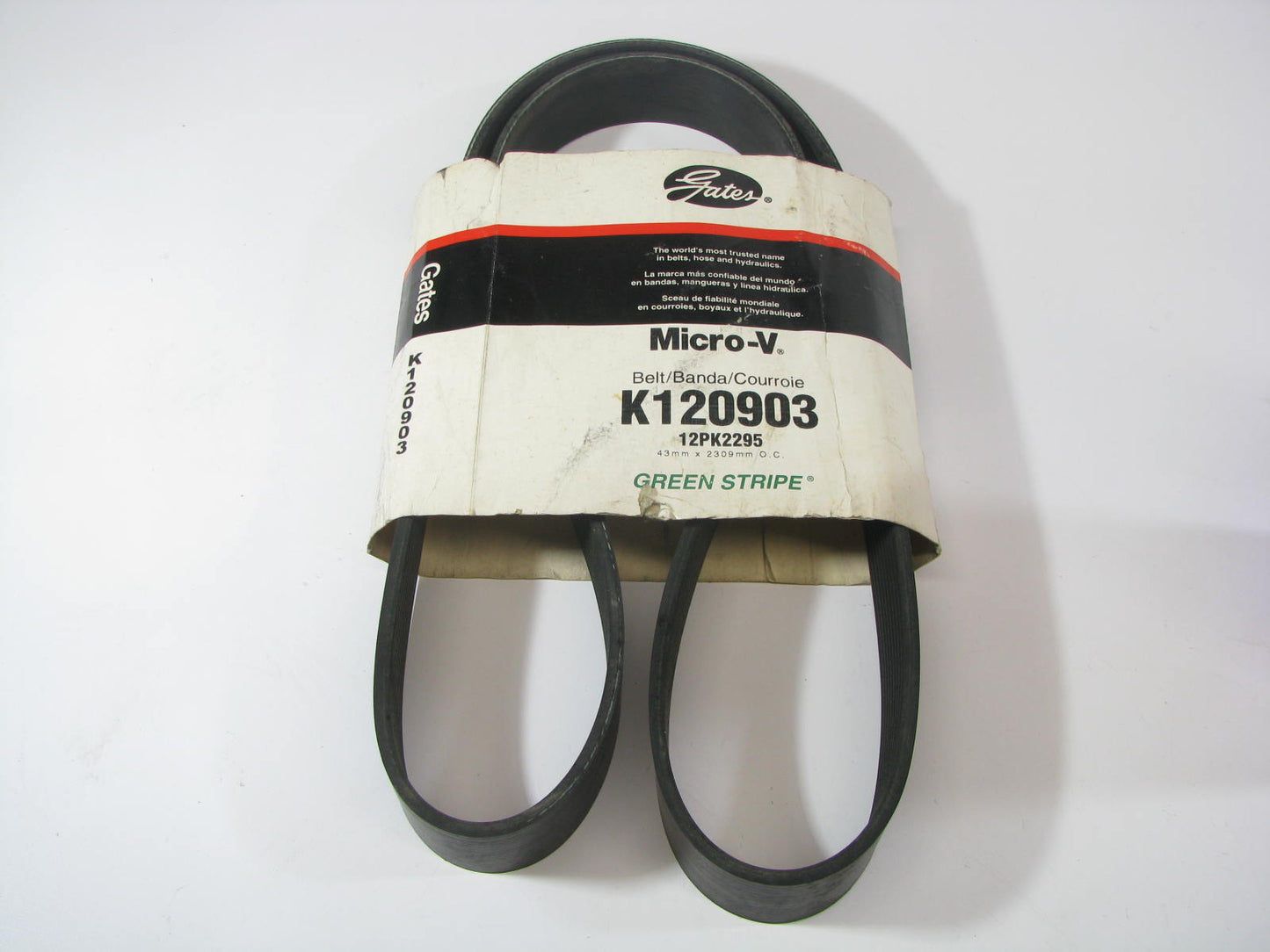 Gates K120903 Serpentine Belt - 1.647'' X 90.873'' - 12 Ribs