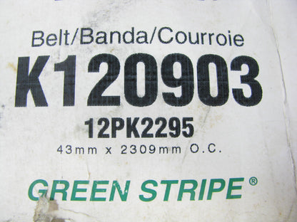 Gates K120903 Serpentine Belt - 1.647'' X 90.873'' - 12 Ribs