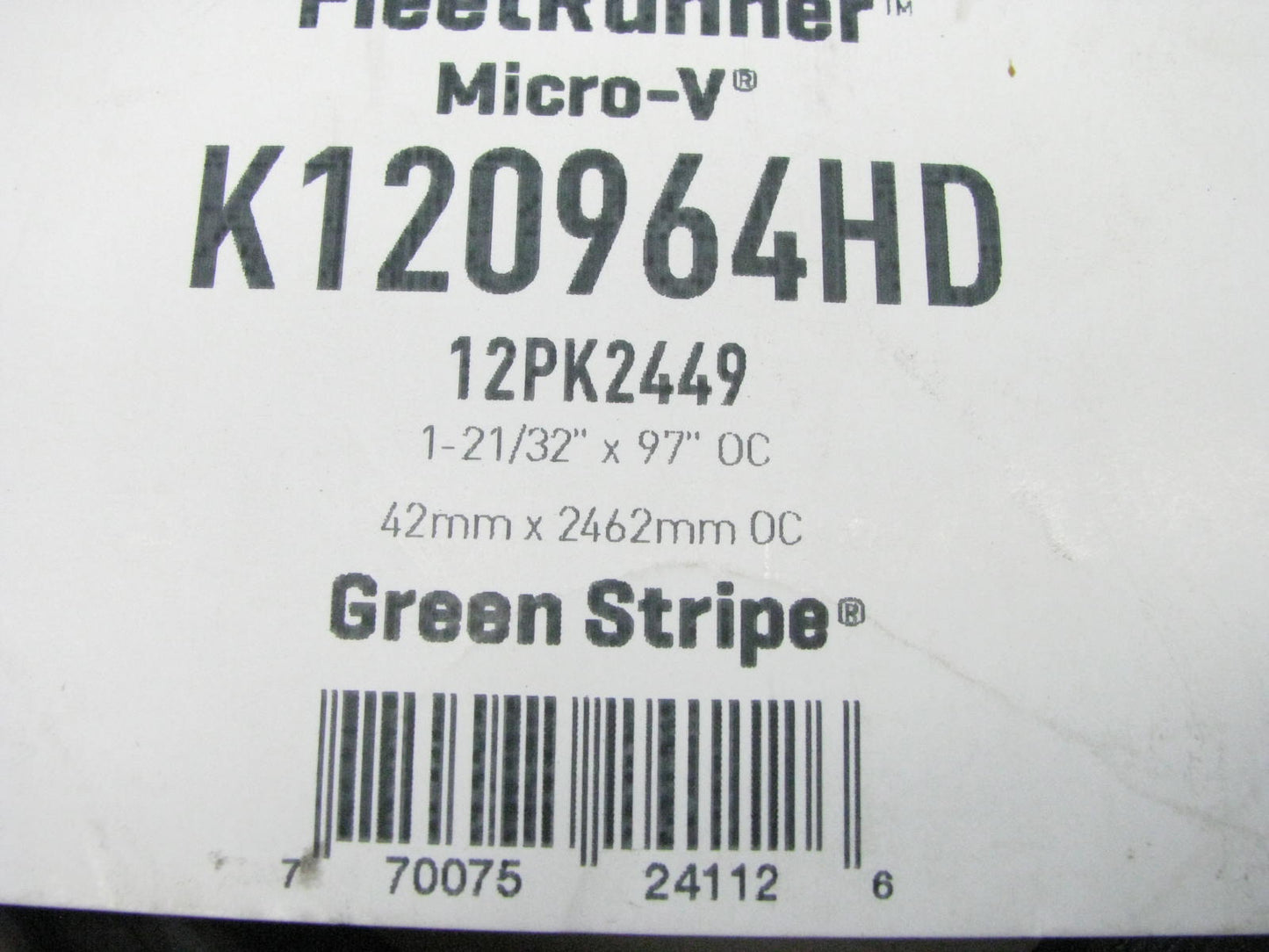 Gates K120964HD Heavy Duty Serpentine Belt