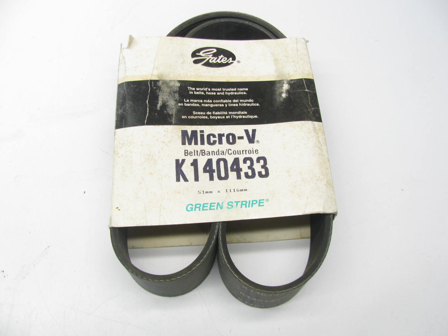 Gates K140433 Engine Serpentine Belt For Ford 1996-1997 14.0L 51MM  X  1116M