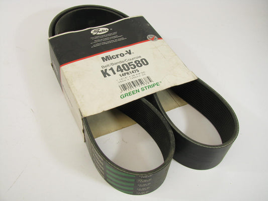 Gates K140580 Serpentine Belt - 1.96'' X 58.625'' - 14 Ribs