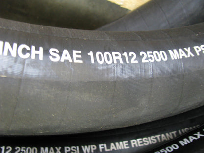 50 FEET - Gates SAE100R12 2'' Flame Resistant Hydraulic Hose 32C12 2500 PSI