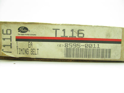 Gates T116 Engine Timing Belt For 1985-1987 Subaru Brat 1.8L-H4