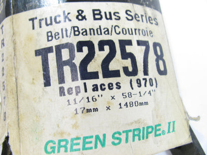 Gates TR22578 Accessory Drive Belt - 0.69'' X 58.25'' - 38 Degree