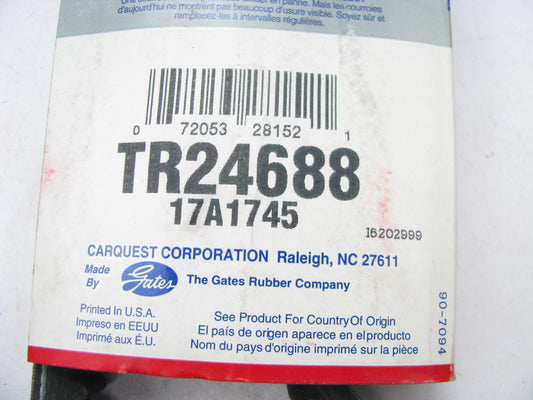 Gates TR24688 Truck Accessory Drive Belt - 21/32'' X 69.25'' - 36 Degree
