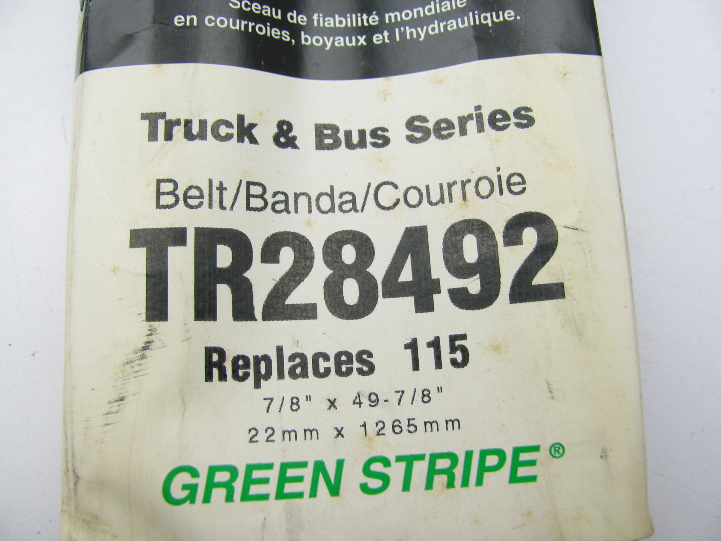 Gates TR28492 Accessory Drive Belt - 0.875'' X 49.80'' - 38 Degree