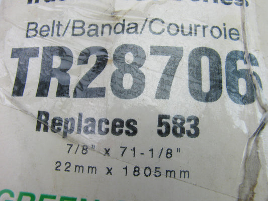 Gates TR28706 Accessory Drive Belt - 0.875'' X 71.125'' - 38 Degree