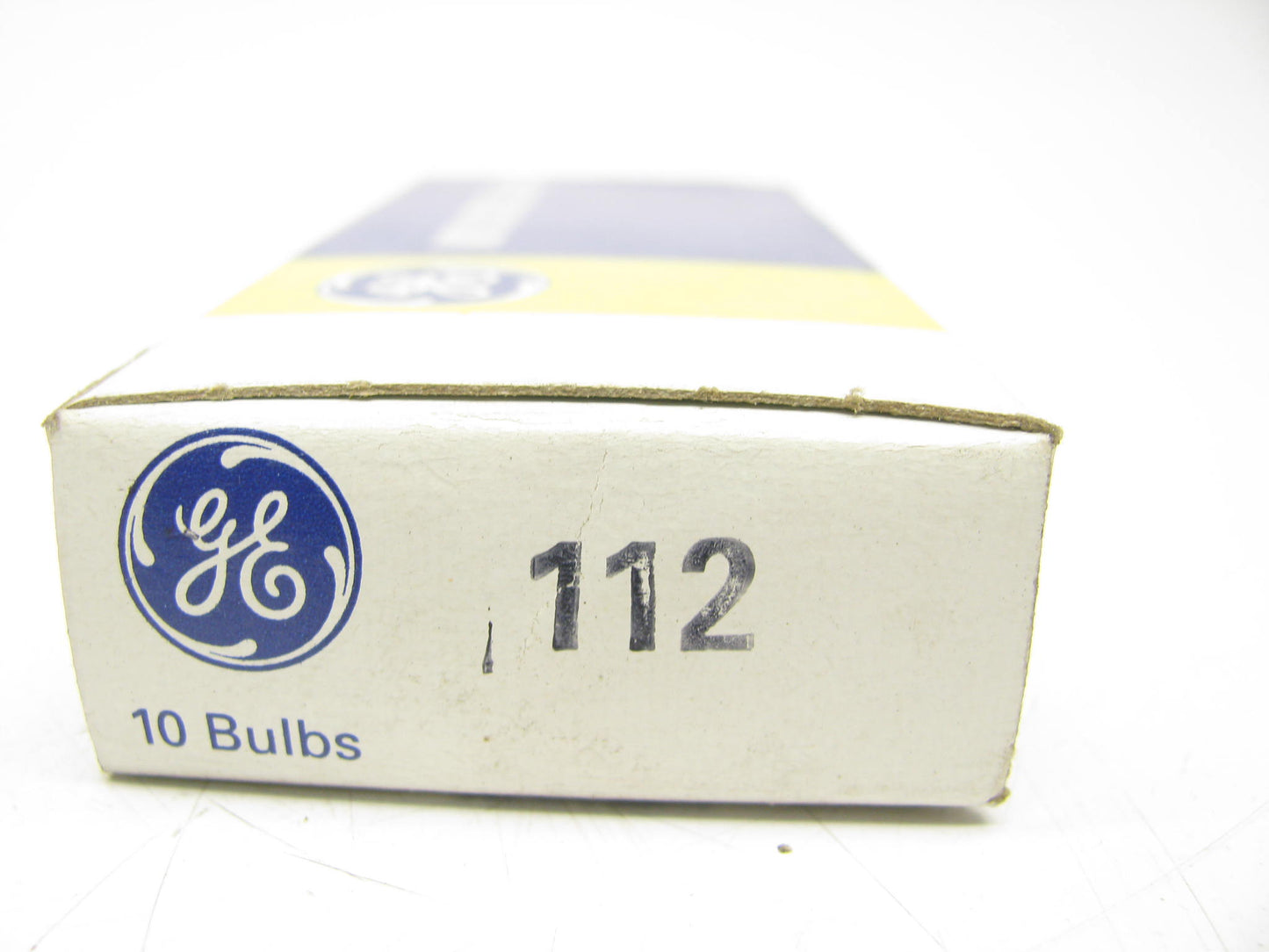 (10) GE 112 - 1.2v TL3 Miniature Screw Automotive Light Bulbs # 112