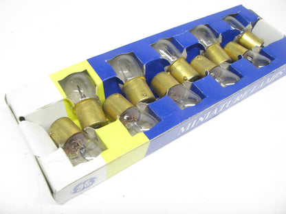 (10) GE 1317 Miniature Light Bulbs 3W 6V