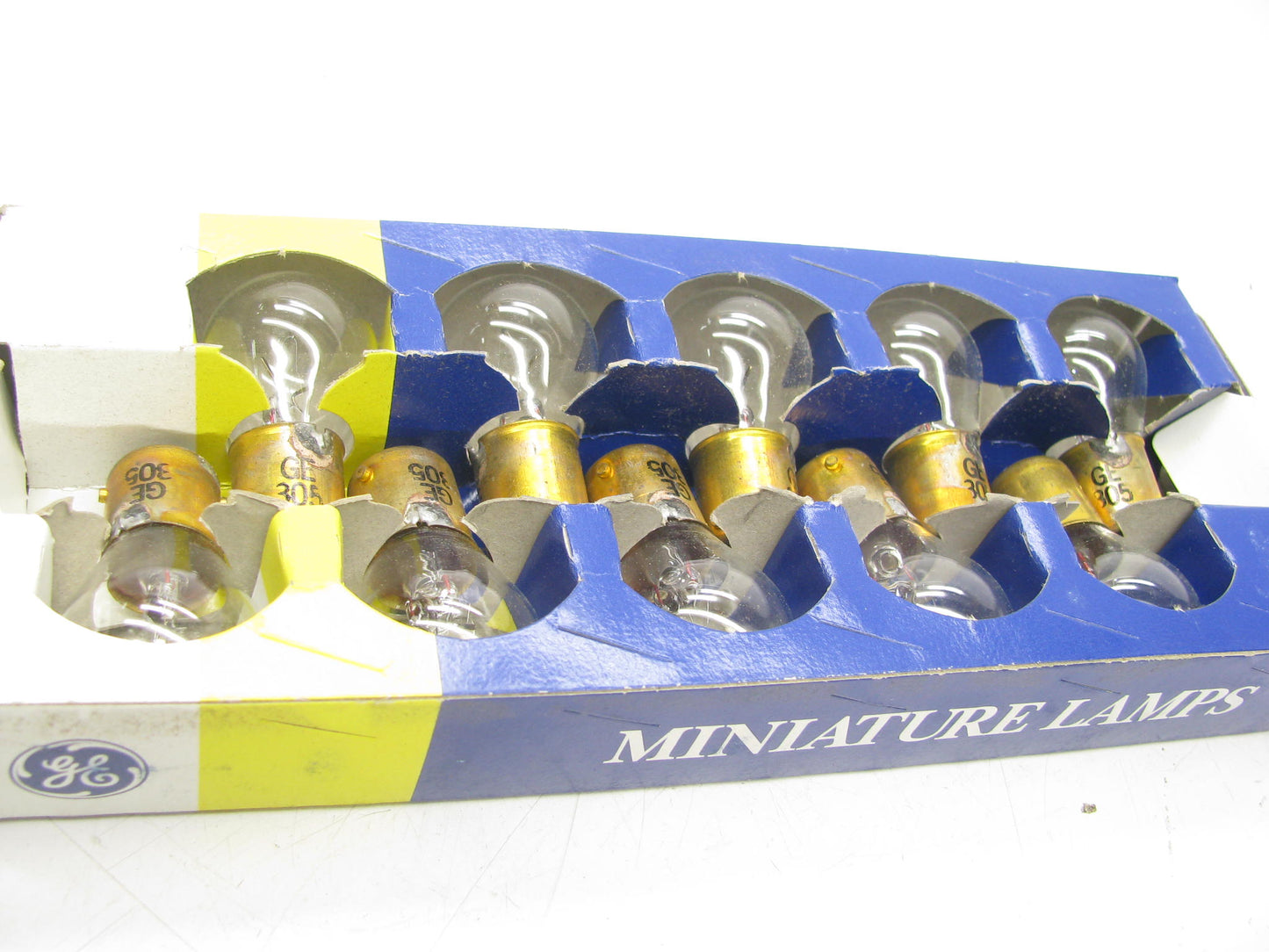 (x10) GE 305 - 26143 14w S8 28v Low Voltage Aircraft Light Bulb