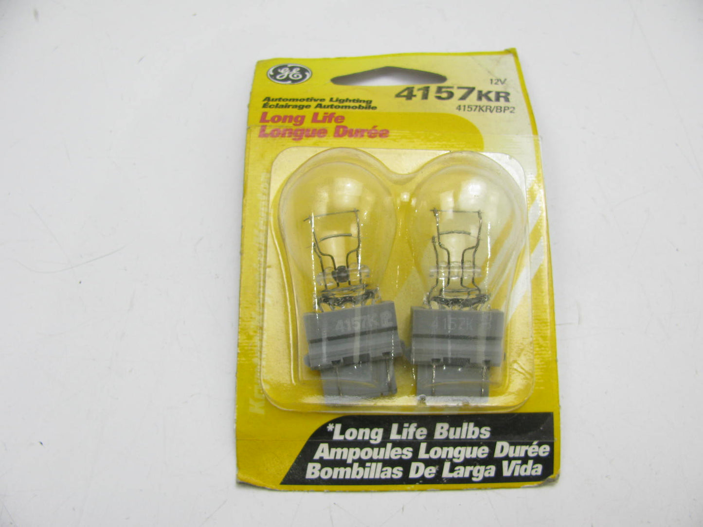 PACK OF 2 - GE 4157KR Turn Signal Brake Light Bulbs 12V # 4157