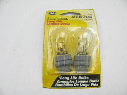 PACK OF 2 - GE 4157KR Turn Signal Brake Light Bulbs 12V # 4157
