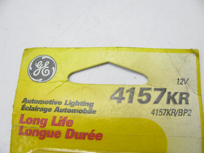 PACK OF 2 - GE 4157KR Turn Signal Brake Light Bulbs 12V # 4157