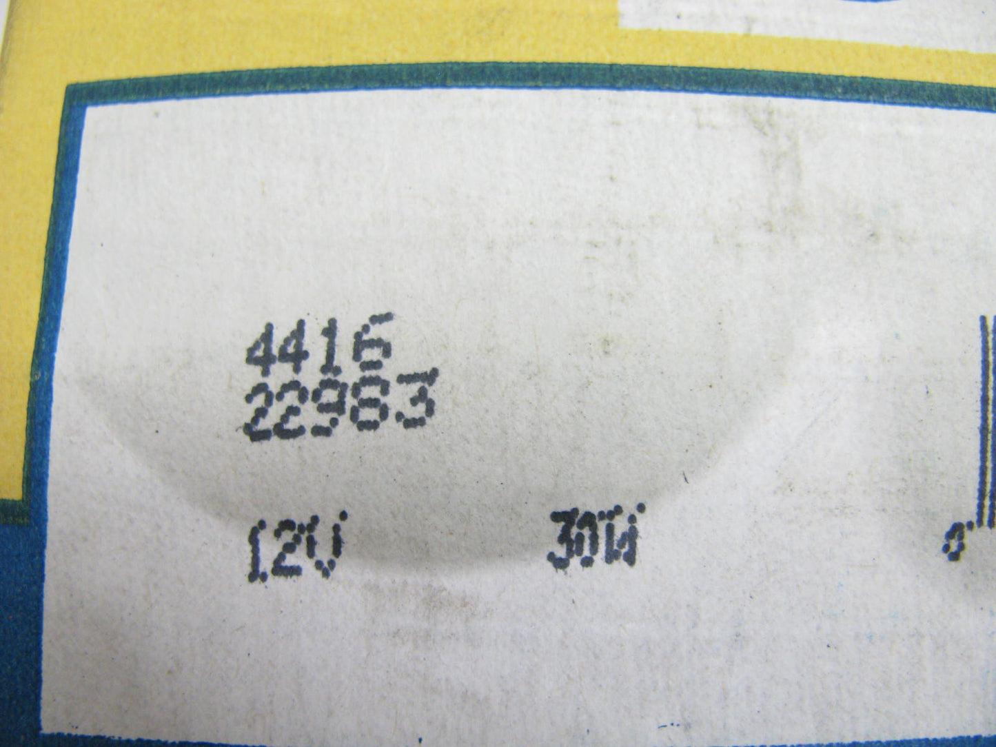 GE 4416 PAR36 Spot Light Lamp Bulb, 30 Watts 12.8 Volts