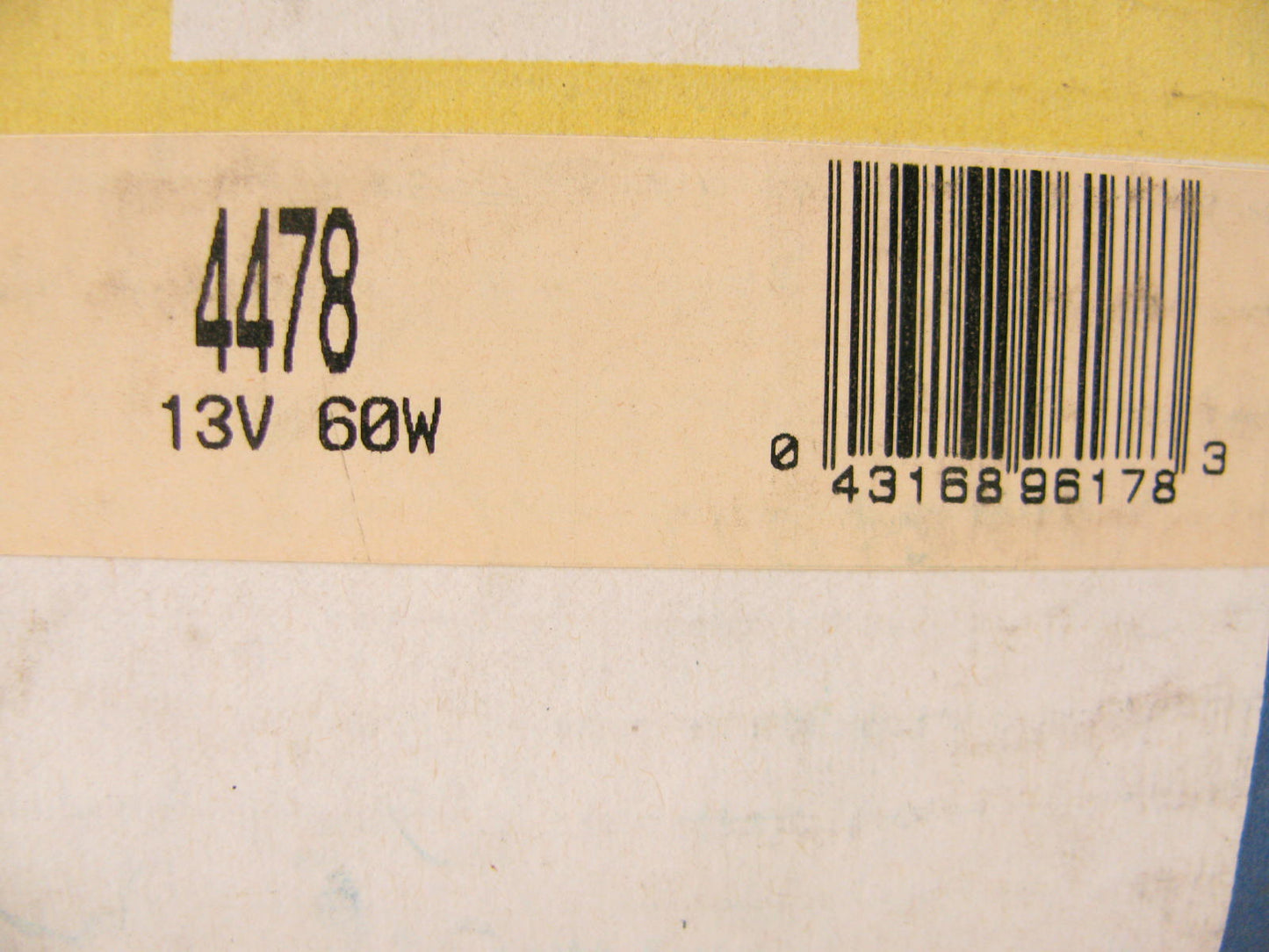 GE 4478 Sealed Beam Lamp Light Bulb PAR46 13V 60W