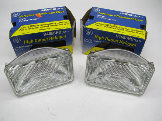 (2) Ge H4656HO Low Beam Headlamp Head Light Bulb