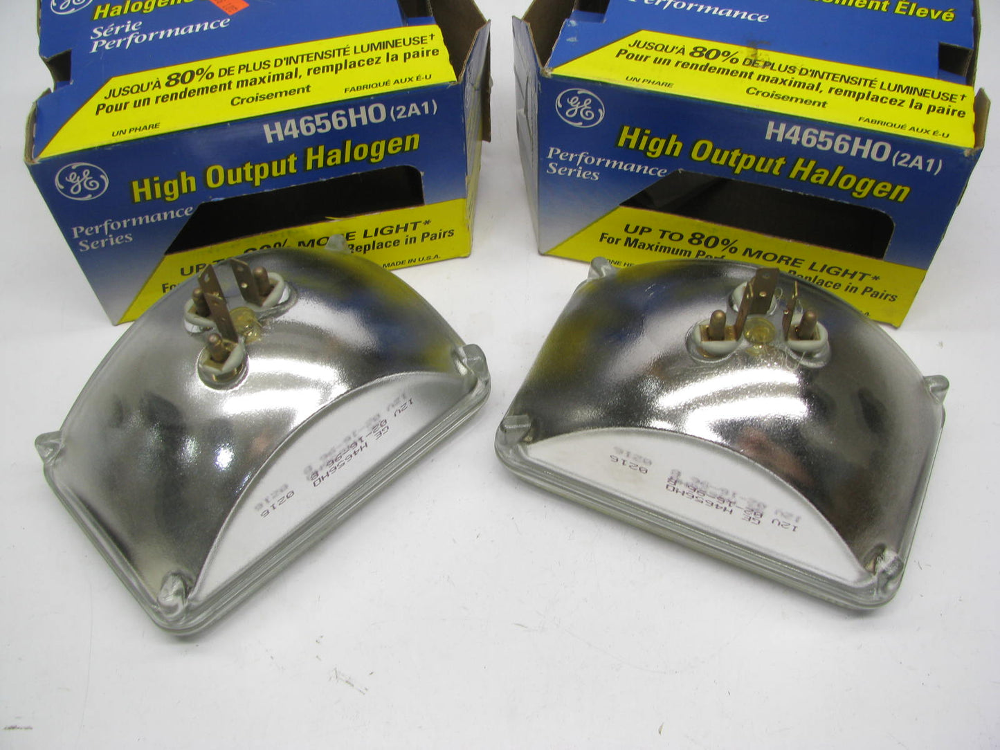 (2) Ge H4656HO Low Beam Headlamp Head Light Bulb