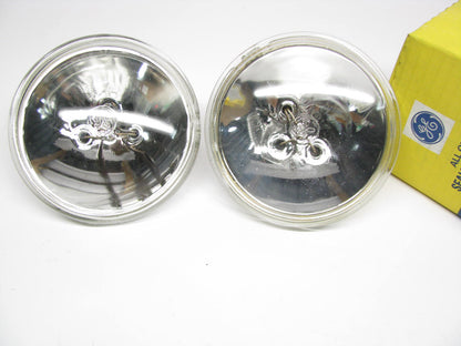 (2) GE H7604 - 50W 12.8V PAR36 VNSP Sealed Beam Aviation Light Bulbs Lamps