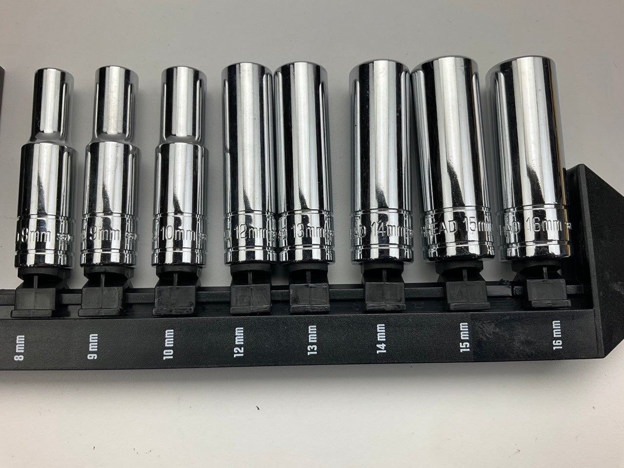 Gearhead GH4245 3/8'' Drive Metric Deep Socket Set, 9-Piece