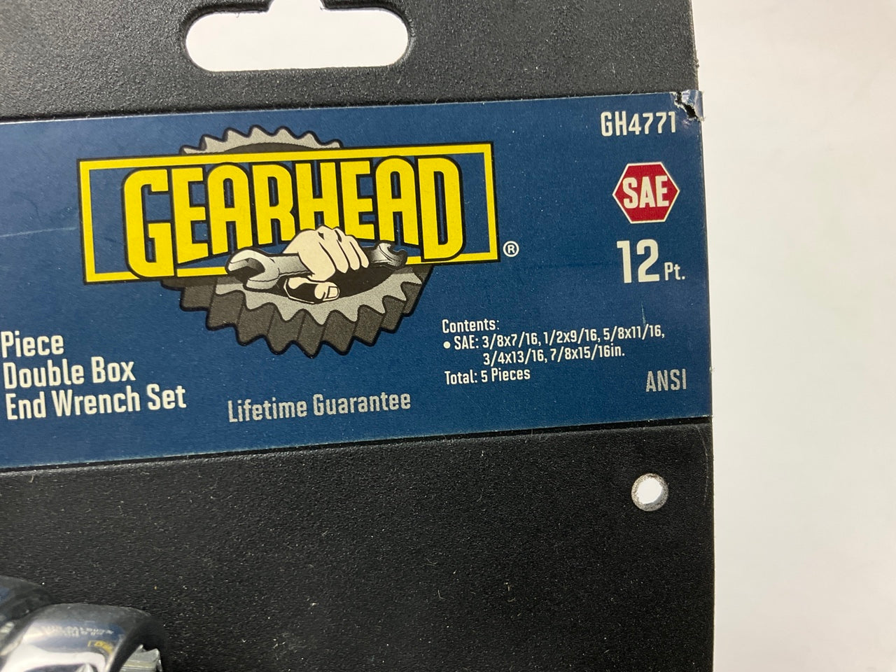 Gearhead GH4771 SAE Offset Wrench Set, 5-Piece