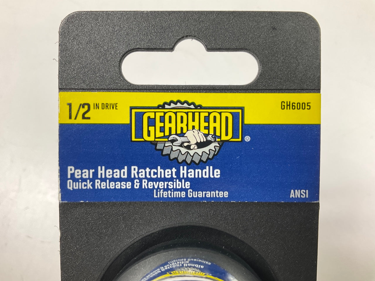 Gearhead GH6005 1/2'' Drive Pear Head Quick Release & Reversible Ratchet Handle
