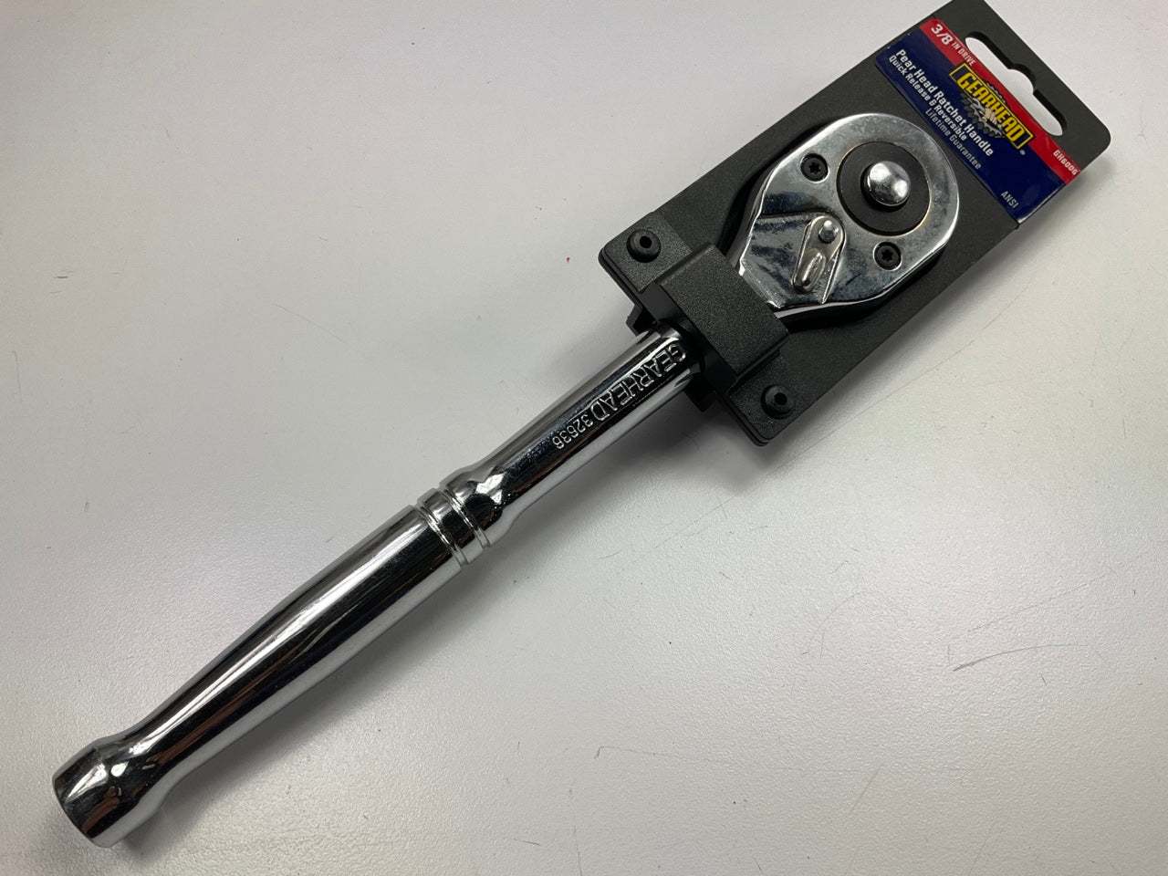 Gearhead GH6006 3/8'' Drive Pear Head Quick Release & Reversible Ratchet Handle
