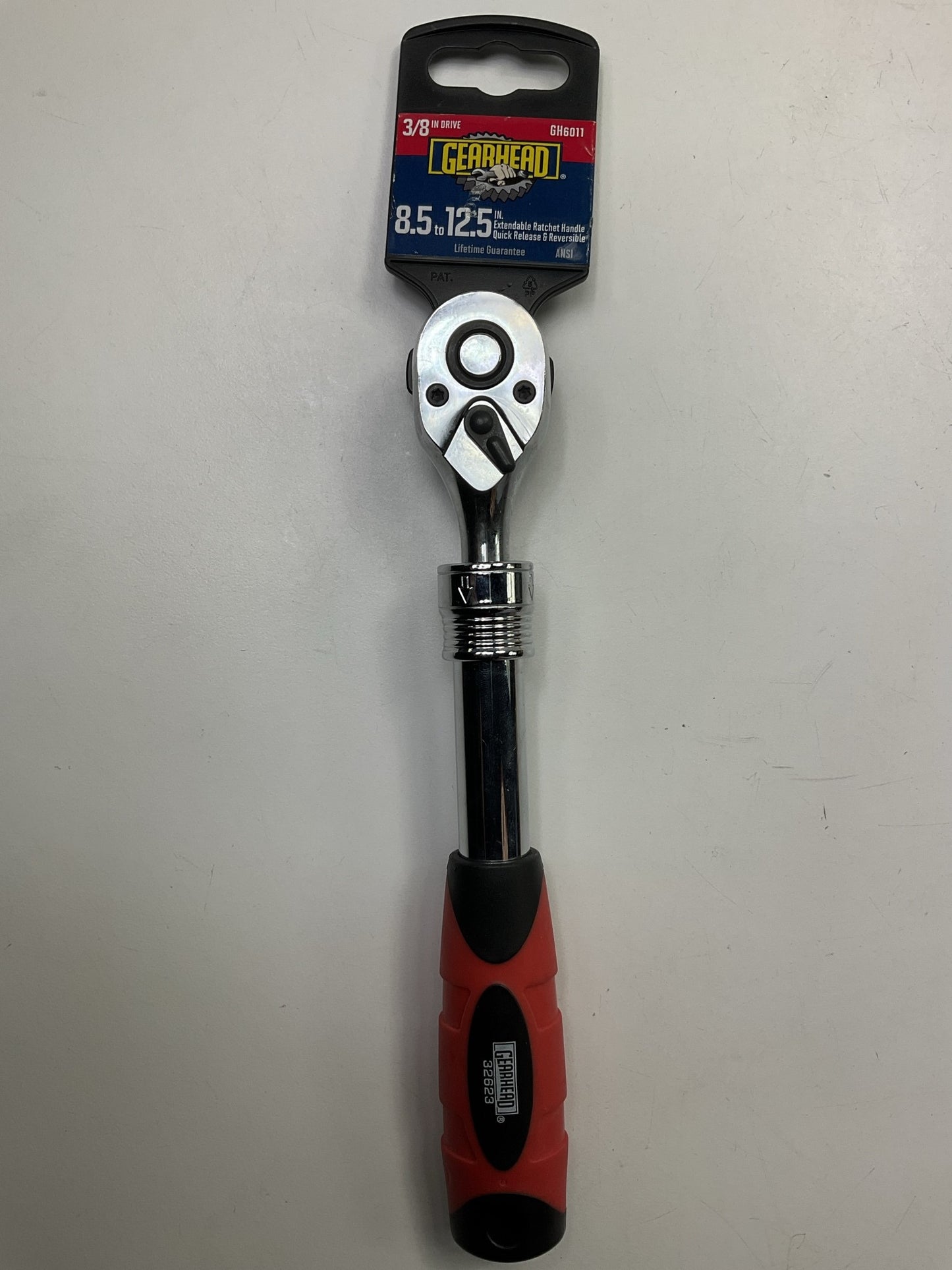 Gearhead GH6011 Extendable Ratchet Handle 8.5-12.5'' - 3/8'' Drive