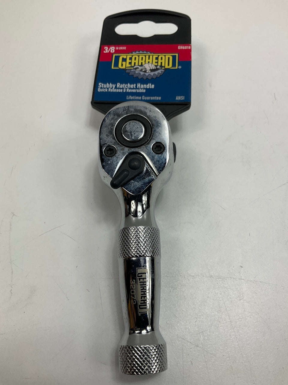 Gearhead GH6018 3/8'' Drive Stubby Handle Ratchet