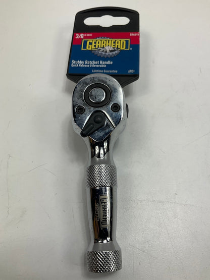 Gearhead GH6018 3/8'' Drive Stubby Handle Ratchet