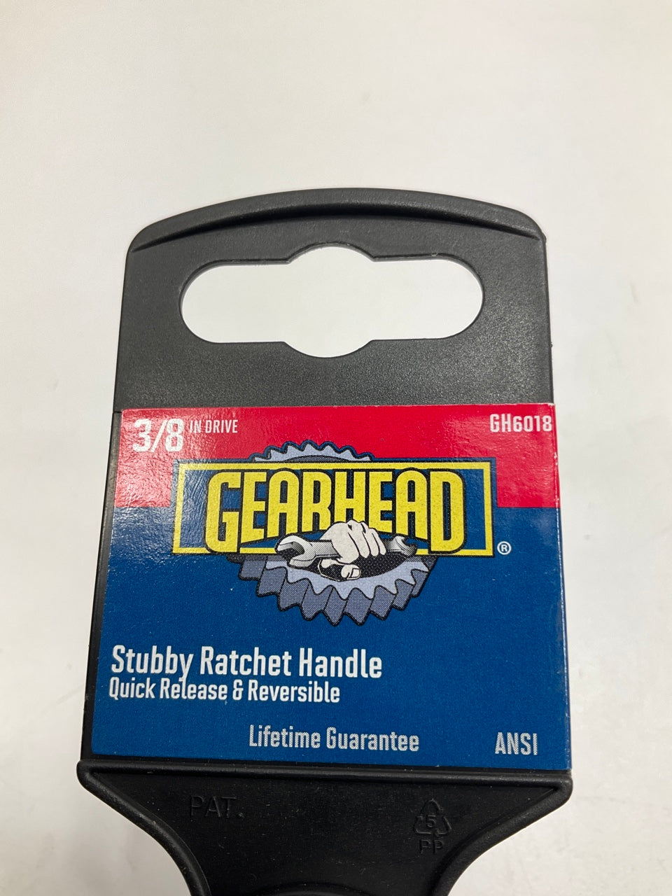 Gearhead GH6018 3/8'' Drive Stubby Handle Ratchet