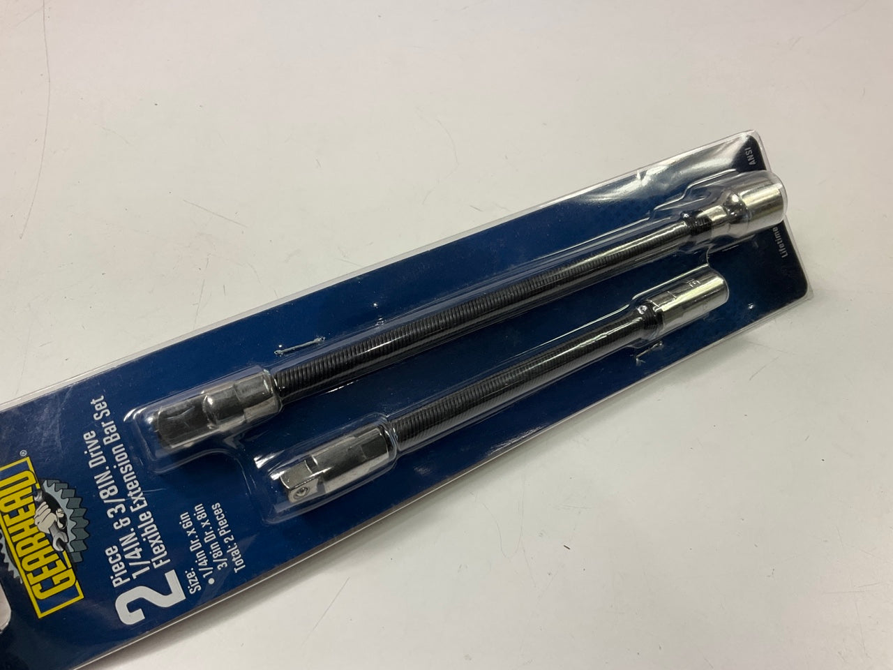 Gearhead GH6070 1/4'' & 3/8'' Flexible Extension Bar Set, 2-Piece