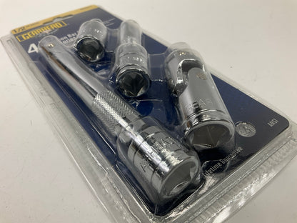 Gearhead GH6077 10'' 4 Pc Extension Bar & Accessories Set