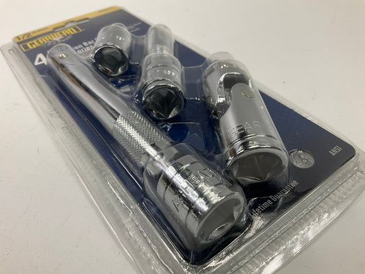 Gearhead GH6077 10'' 4 Pc Extension Bar & Accessories Set