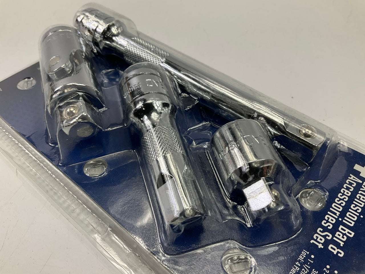 Gearhead GH6077 10'' 4 Pc Extension Bar & Accessories Set