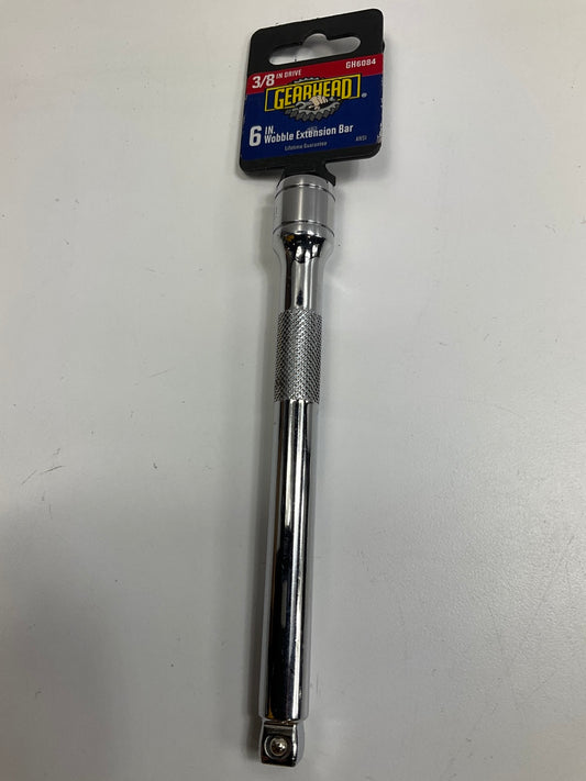 Gearhead GH6081 3/8'' Drive 6'' Wobble Extension Bar