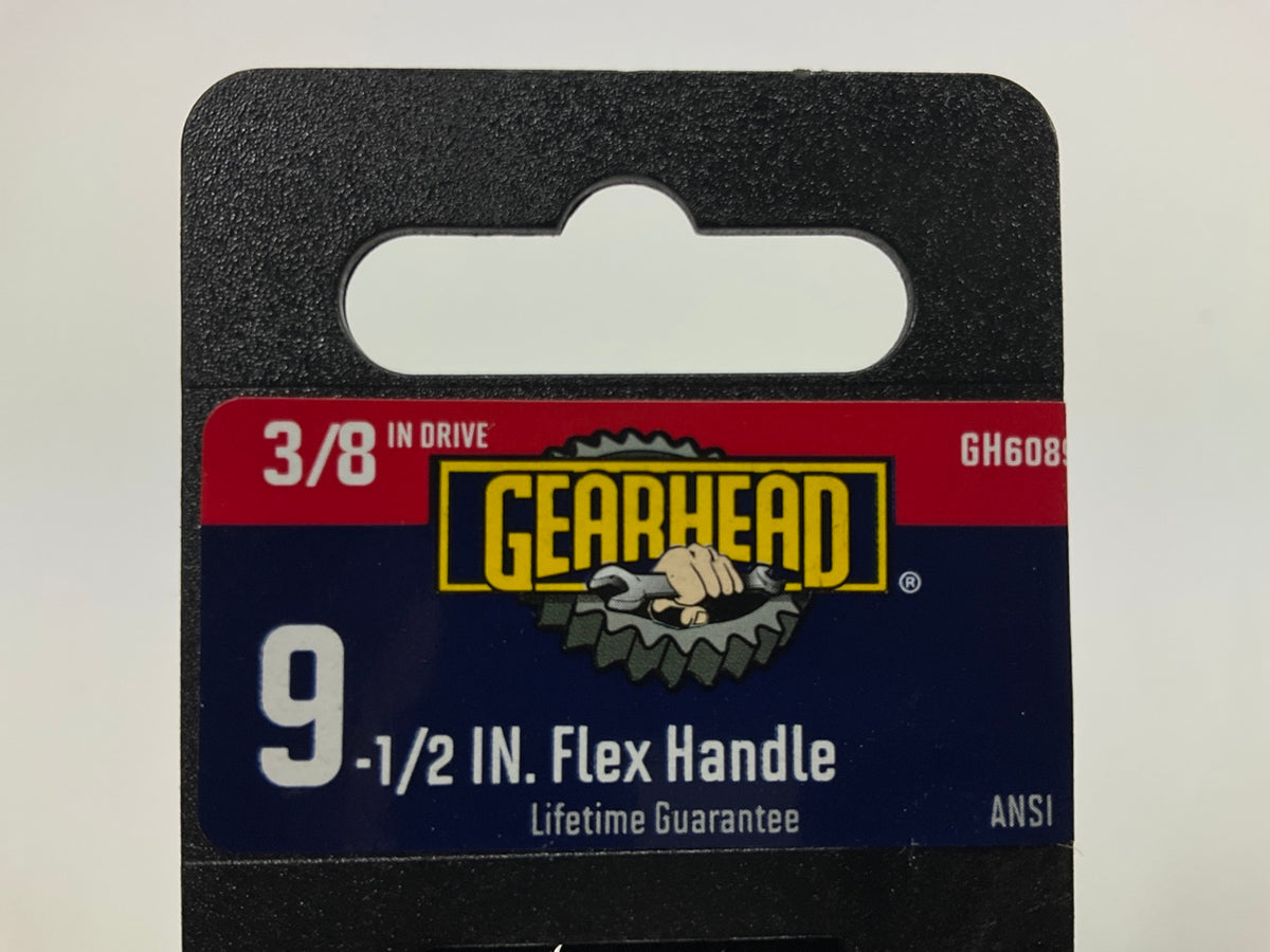 Gearhead GH6089 3/8'' Drive X 9-1/2'' Flex Handle