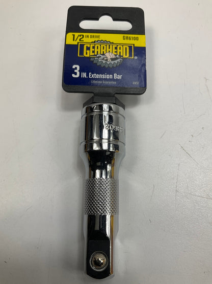 Gearhead GH6100 1/2'' Drive 3'' Extension Bar