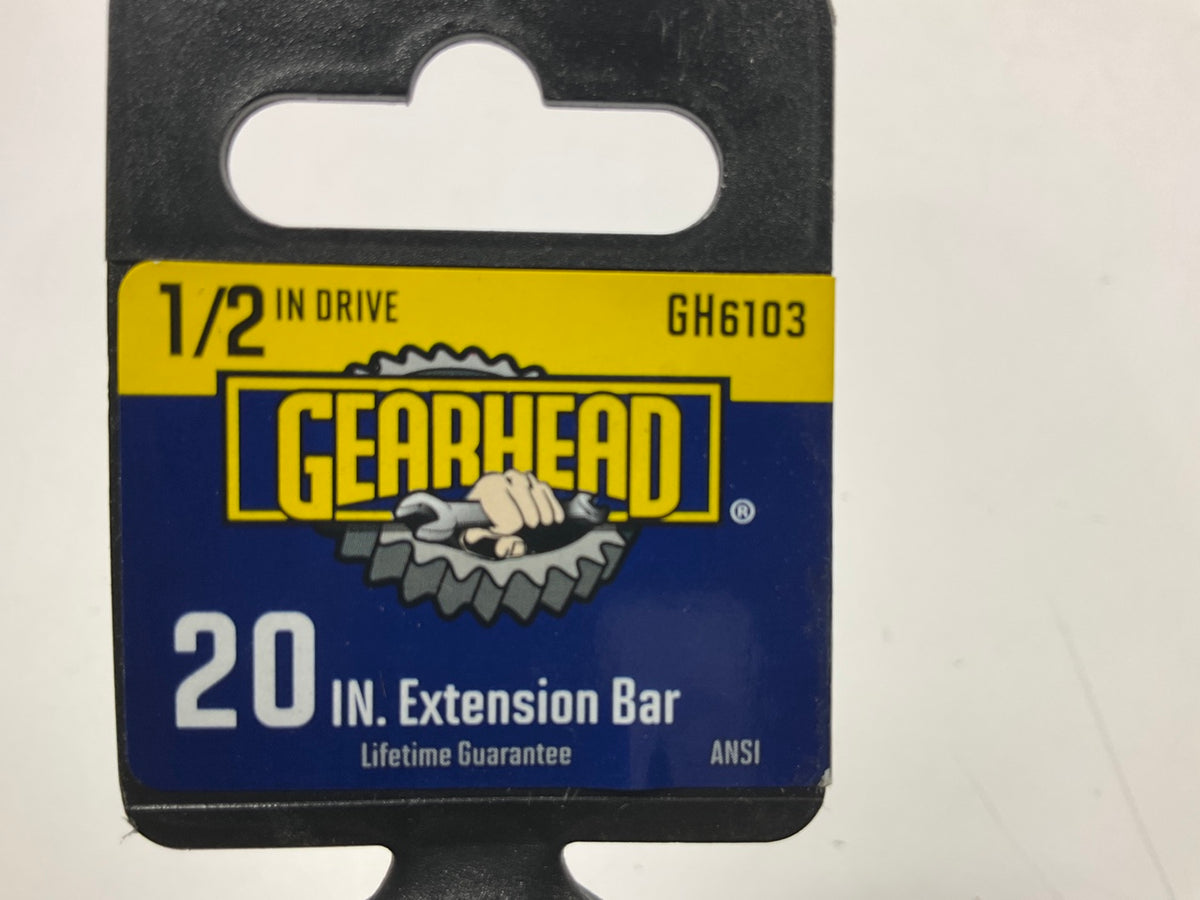 Gearhead GH6103 1/2'' Drive, 20'' Socket Extension Bar
