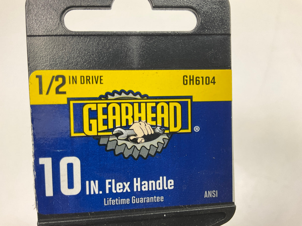 Gearhead GH6104 1/2'' Drive 10'' Flex Handle