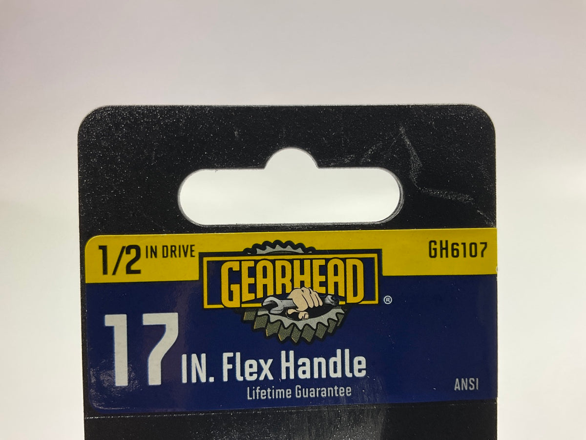 Gearhead GH6107 1/2'' Drive 17'' Flex Handle Rachet