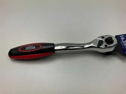 Gearhead GH6217 1/4'' & 3/8'' Dual Drive Offset Soft Handle Ratchet