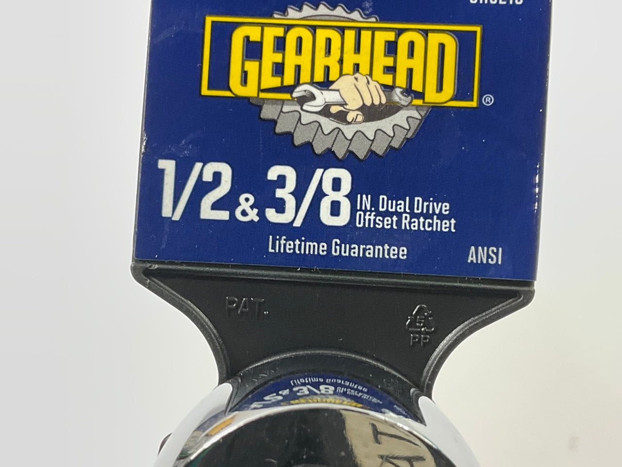 Gearhead GH6218 Dual Drive Ratchet Handle, 1/2'' & 3/8''