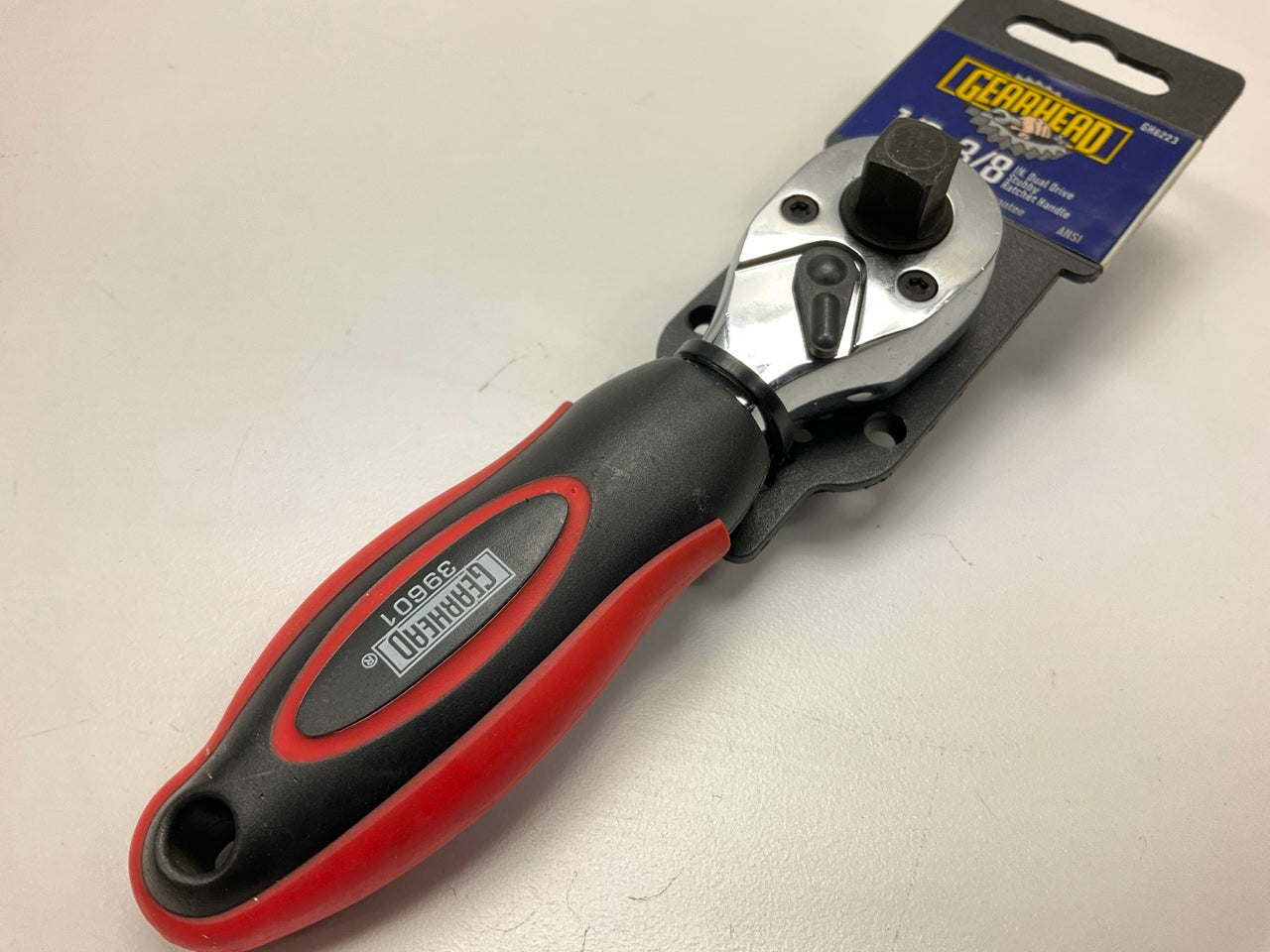 Gearhead GH6223 1/2'' & 3/8'' Dual Drive Stubby Ratchet Handle