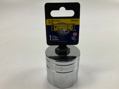 Gearhead GH6260 1-1/2'' Socket - 12'' Drive SAE 12 Point