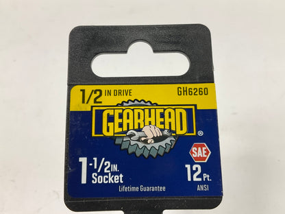 Gearhead GH6260 1-1/2'' Socket - 12'' Drive SAE 12 Point