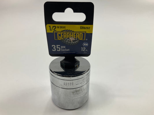 Gearhead GH6262 1/2'' Drive X 35mm Metric 12PT Socket